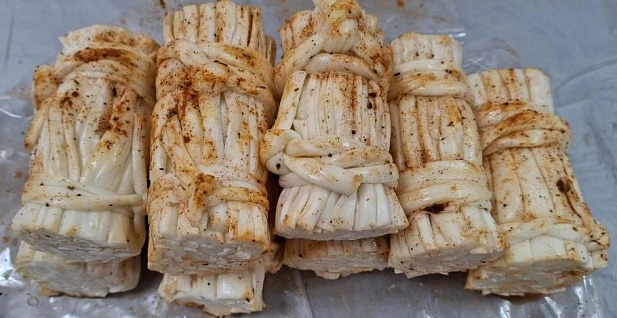 Сыр чечил сноп молочный со вкусом сальсы "Световеж" 
